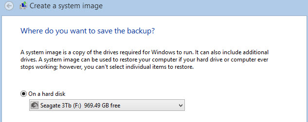 Windows Backup Step 03