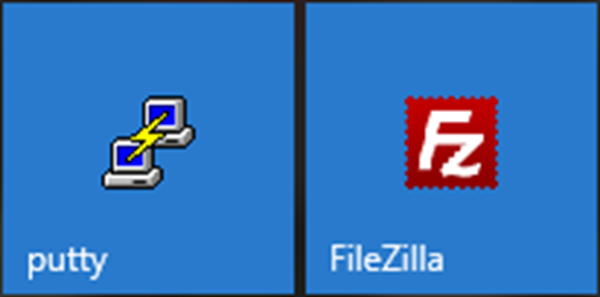 PuTTY and FileZilla