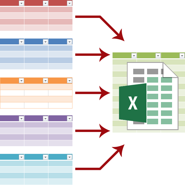 Excel Data Consolidation