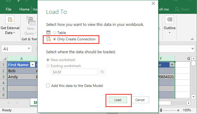 Excel Data Consolidation Example 08