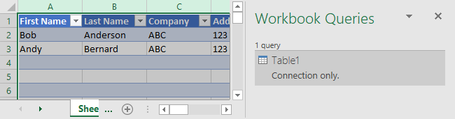 Excel Data Consolidation Example 09