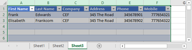 Excel Data Consolidation Example 10