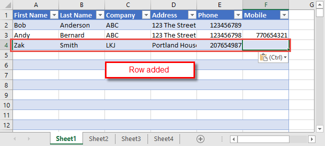 Excel Data Consolidation Example 16