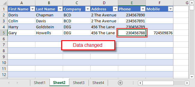 Excel Data Consolidation Example 17