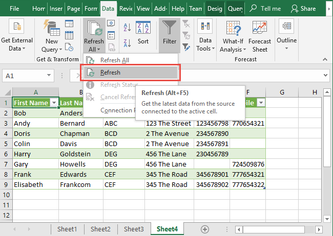 Excel Data Consolidation Example 19