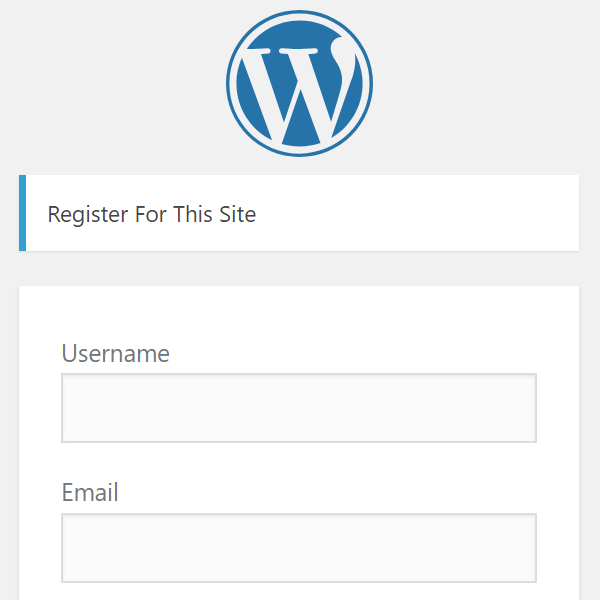 Site Registration