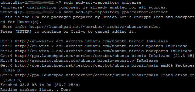 Certbot Install 02