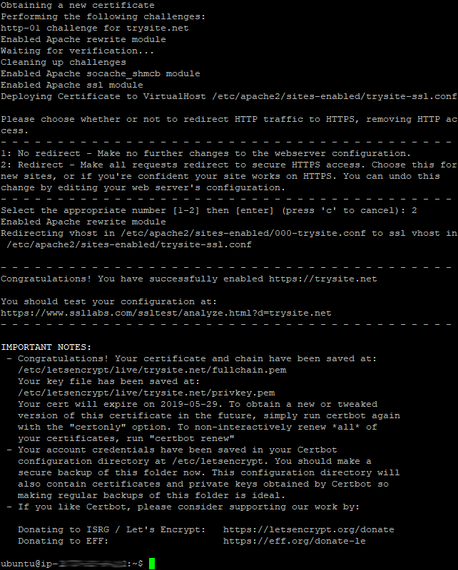 Certbot Install 05