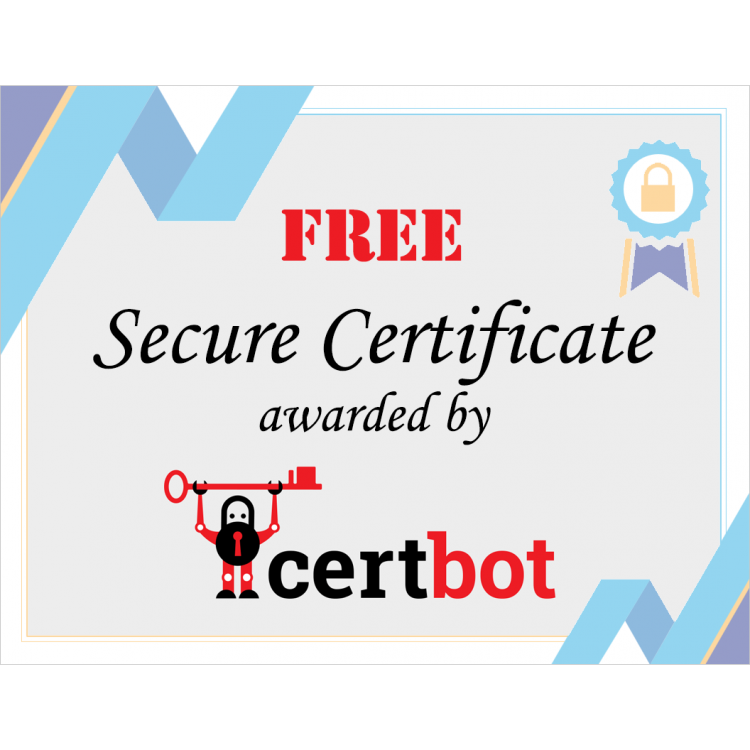 Free Certbot Secure Certificate