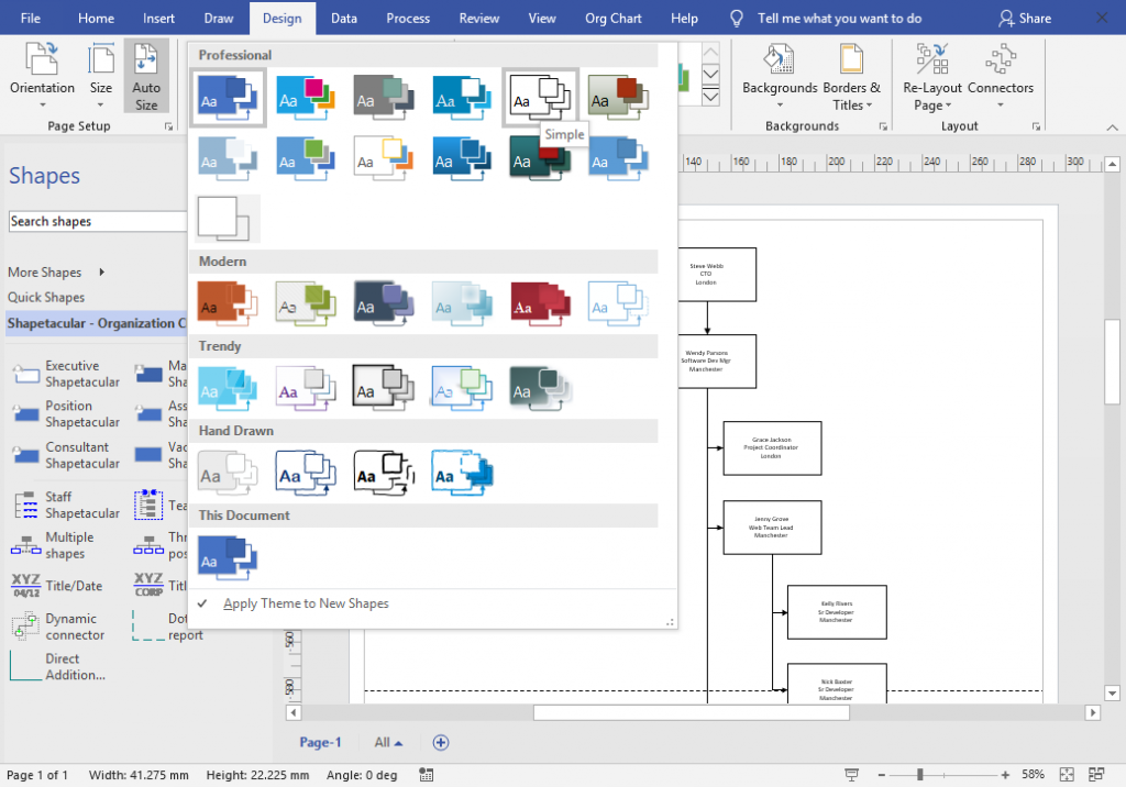 Org Chart Simple Styling 3