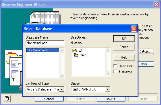 Visio DB Reverse Engineering Wizard 3