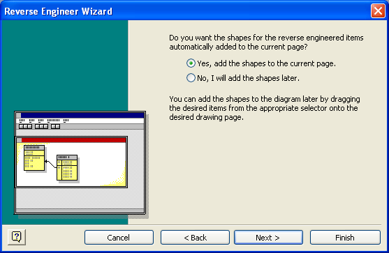 Visio DB Reverse Engineering Wizard 6