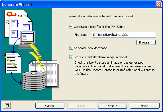 Visio Database Generate Wizard 1