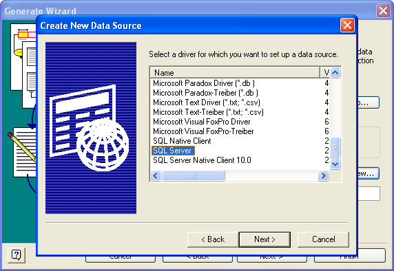 Visio Database Generate Wizard 2 - New 2