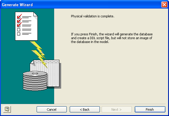 Visio Database Generate Wizard 6