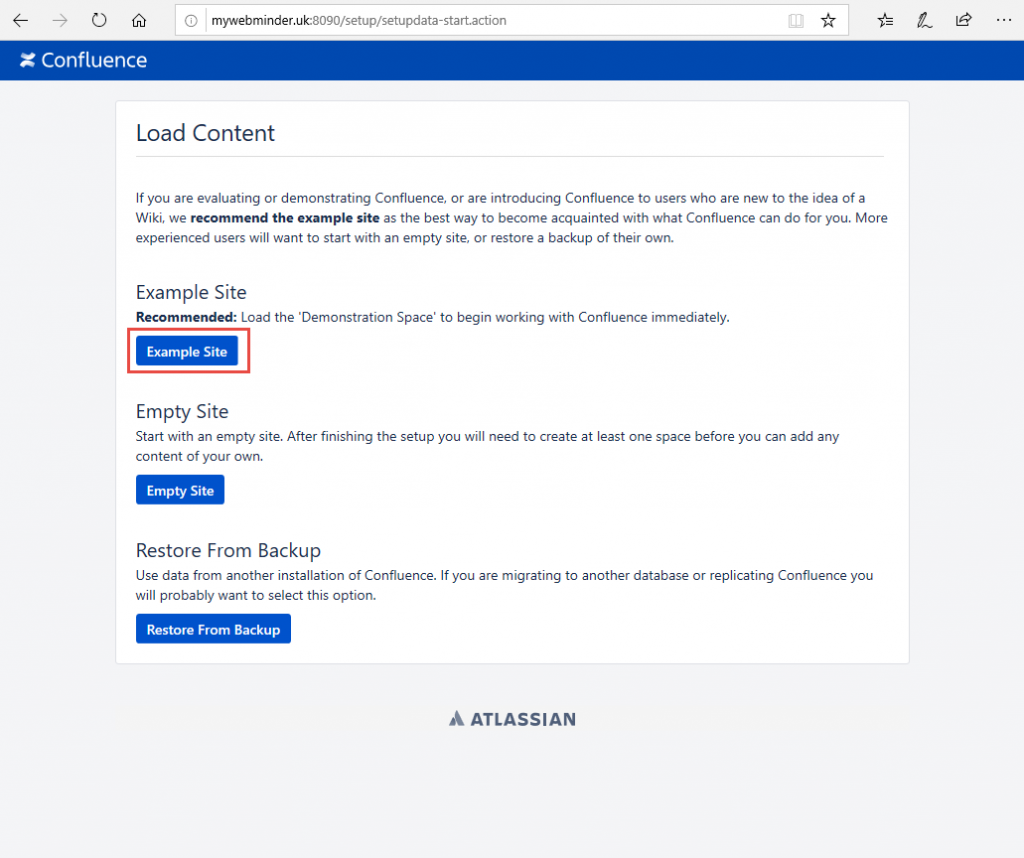 confluence load demo